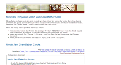 Desktop Screenshot of mesin-jam-grandfather.gfclock.com